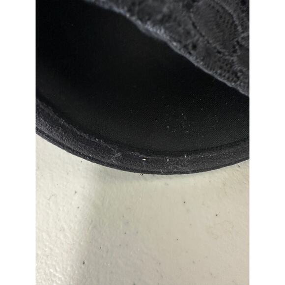 Savage X Fenty Women Size 38C Black Bra Underwire Lace Band Padded - Picture 5 of 8